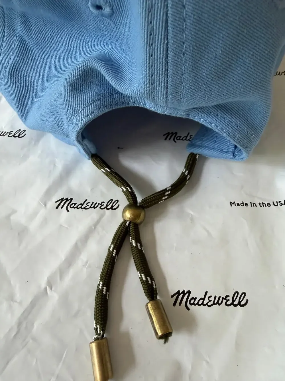Madewell NEW Retro Blue Paracord Baseball Hat